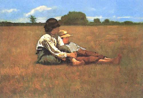 Winslow Homer Boys in a Pasture oil painting picture